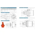 Motor hidráulico planetário CNC OEM